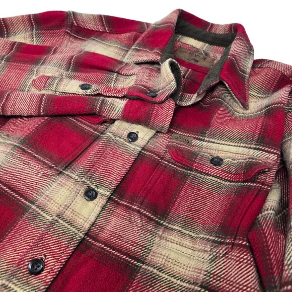 Orvis Button Up Shirt Jacket Medium‎ Men's Long Sleeve Pockets - Picture 1 of 9